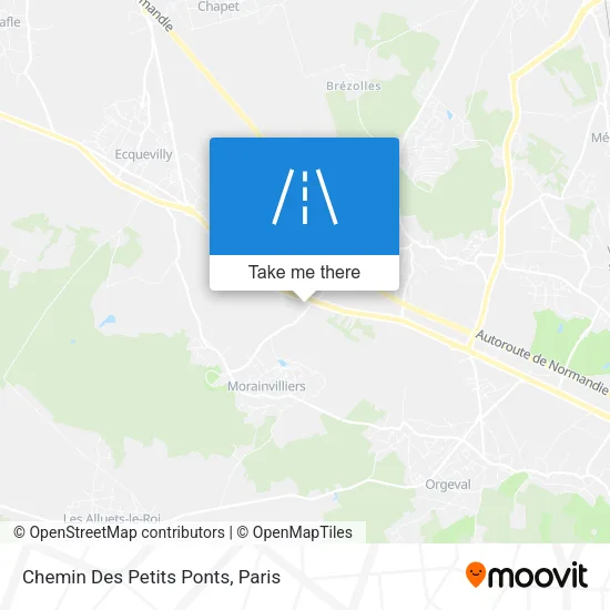 Mapa Chemin Des Petits Ponts