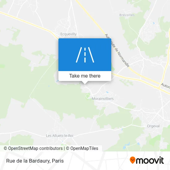 Rue de la Bardaury map