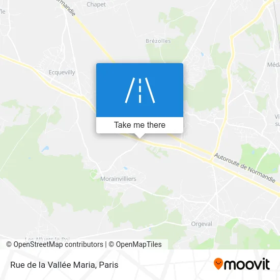 Rue de la Vallée Maria map