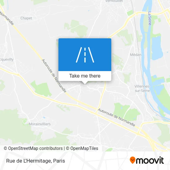 Rue de L'Hermitage map