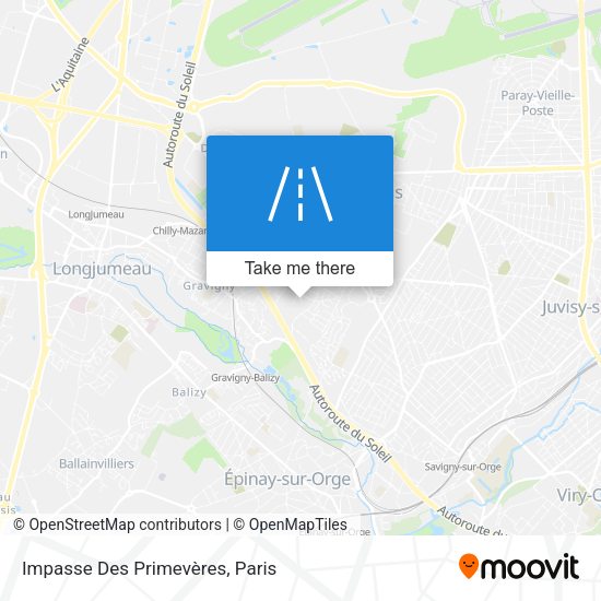 Impasse Des Primevères map