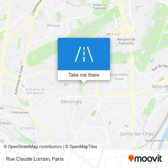 Rue Claude Lorrain map