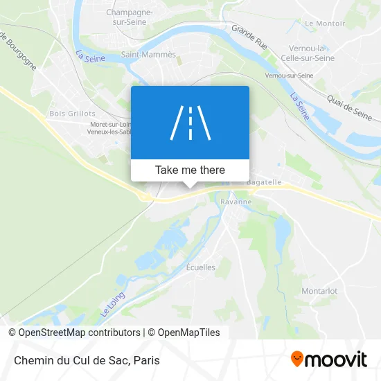 Chemin du Cul de Sac map