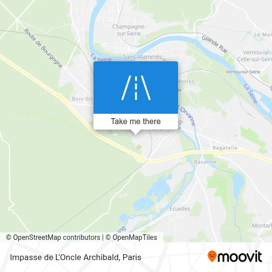 Impasse de L'Oncle Archibald map