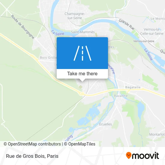 Rue de Gros Bois map