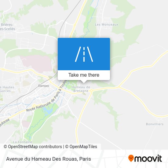 Avenue du Hameau Des Rouas map