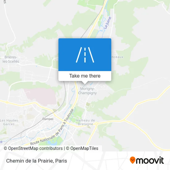 Chemin de la Prairie map
