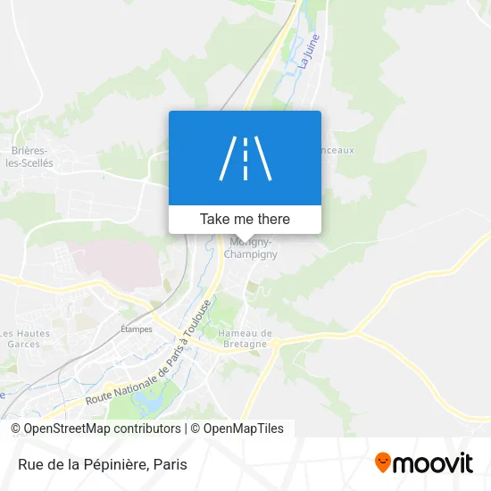 Rue de la Pépinière map