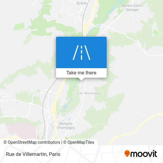 Rue de Villemartin map