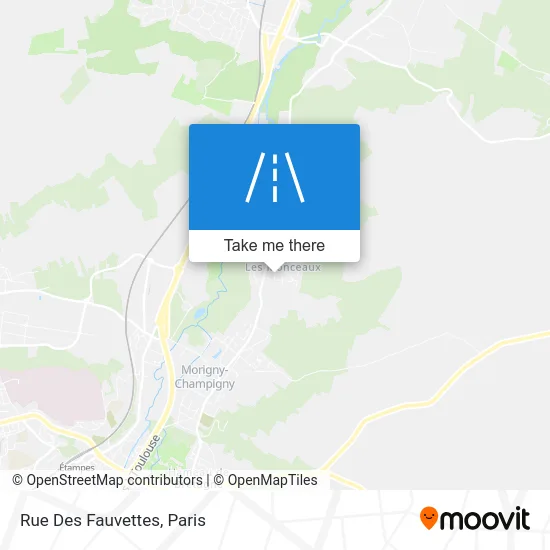 Rue Des Fauvettes map
