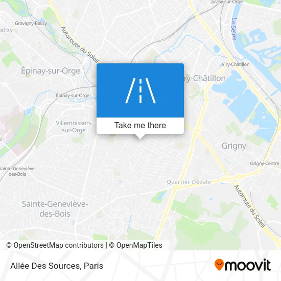 Allée Des Sources map