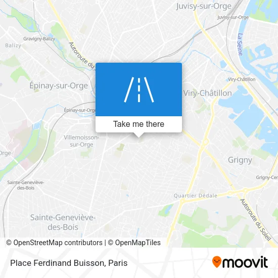 Place Ferdinand Buisson map