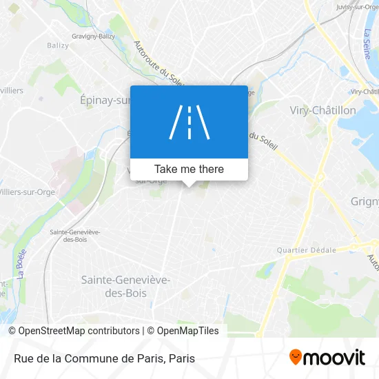 Rue de la Commune de Paris map