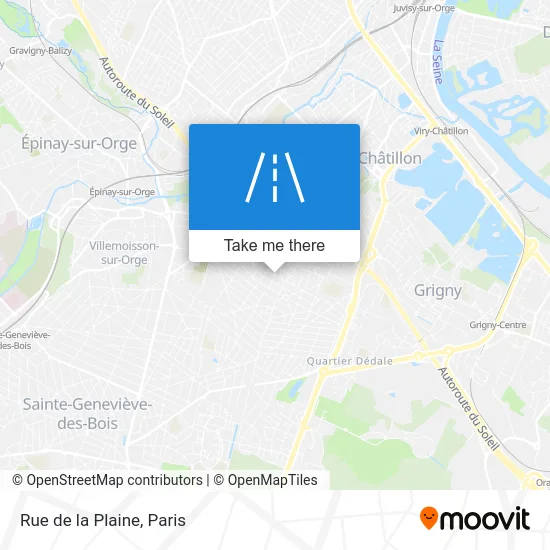 Rue de la Plaine map