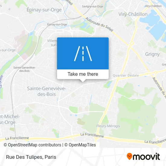 Rue Des Tulipes map