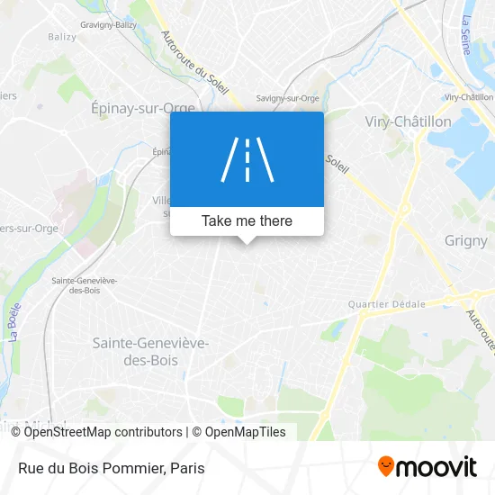 Rue du Bois Pommier map