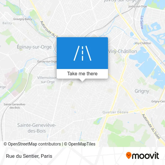Rue du Sentier map