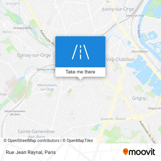 Mapa Rue Jean Raynal