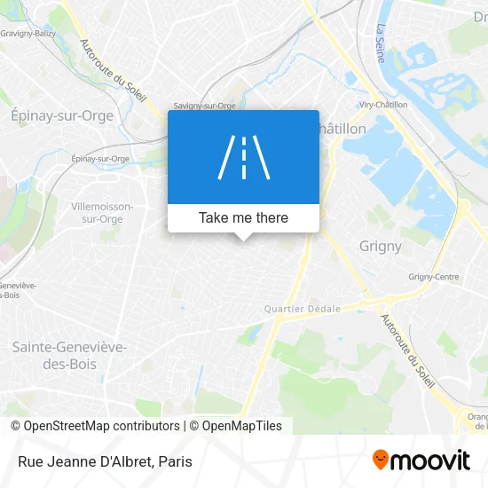 Rue Jeanne D'Albret map