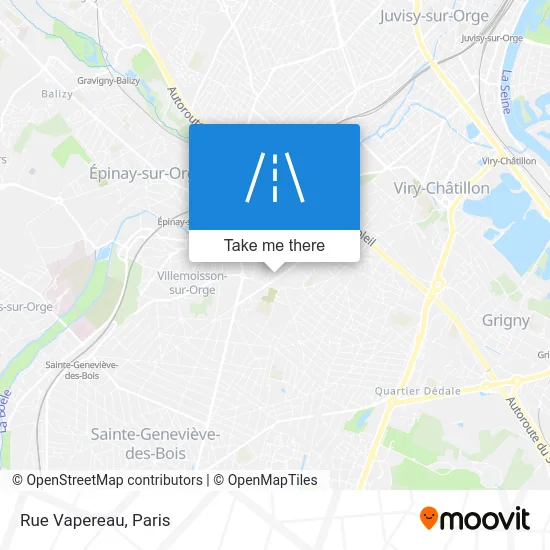 Rue Vapereau map