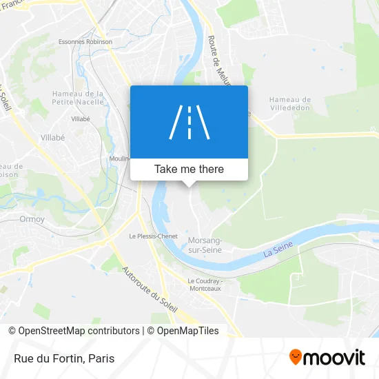 Rue du Fortin map