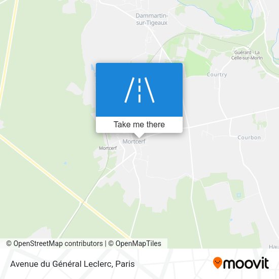 Avenue du Général Leclerc map