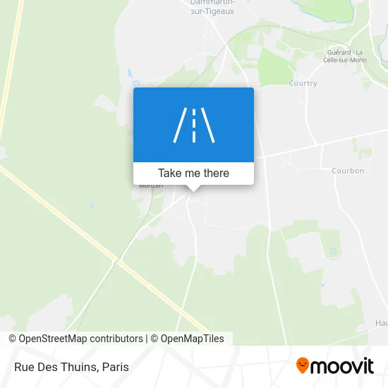 Rue Des Thuins map