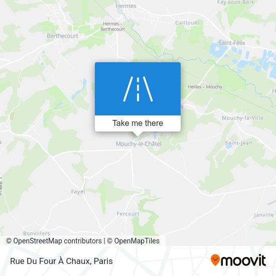 Rue Du Four À Chaux map