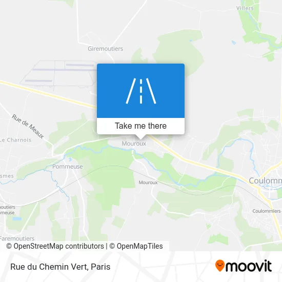 Rue du Chemin Vert map