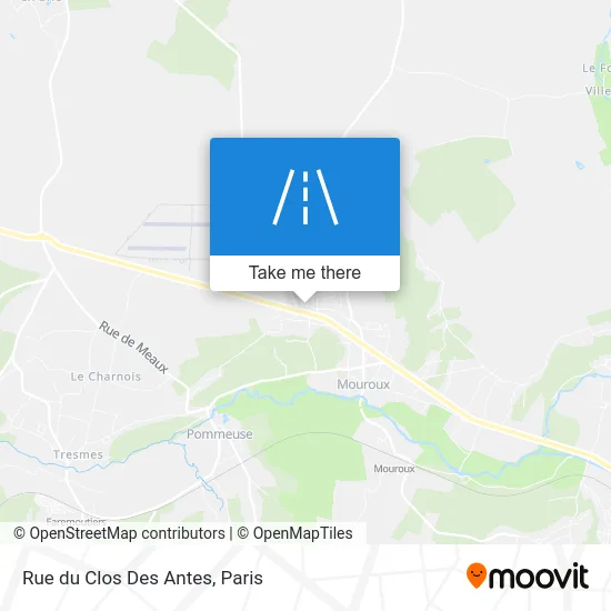 Rue du Clos Des Antes map