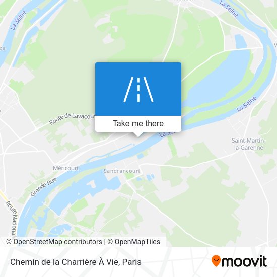 Chemin de la Charrière À Vie map