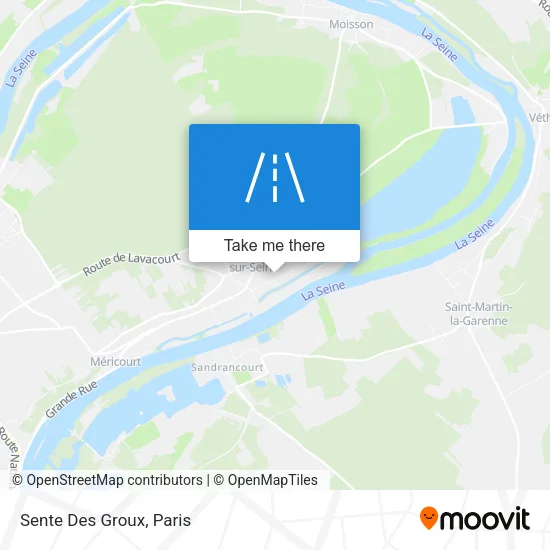 Sente Des Groux map