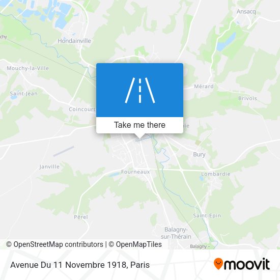 Avenue Du 11 Novembre 1918 map