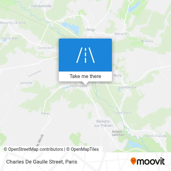 Rue Charles De Gaulle map