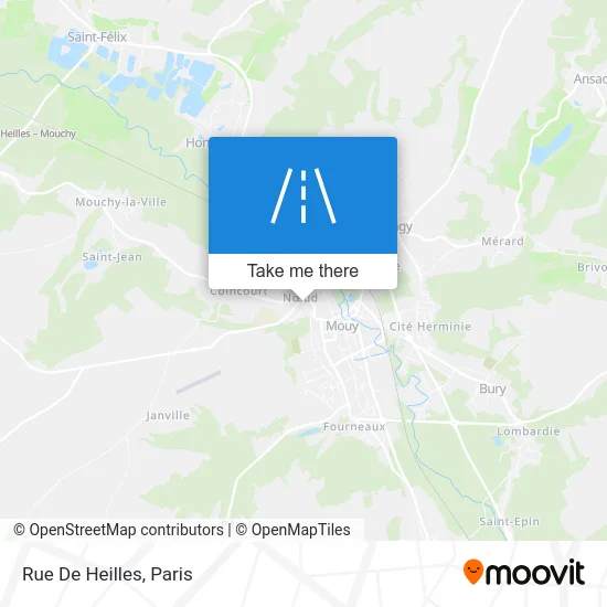 Rue De Heilles map