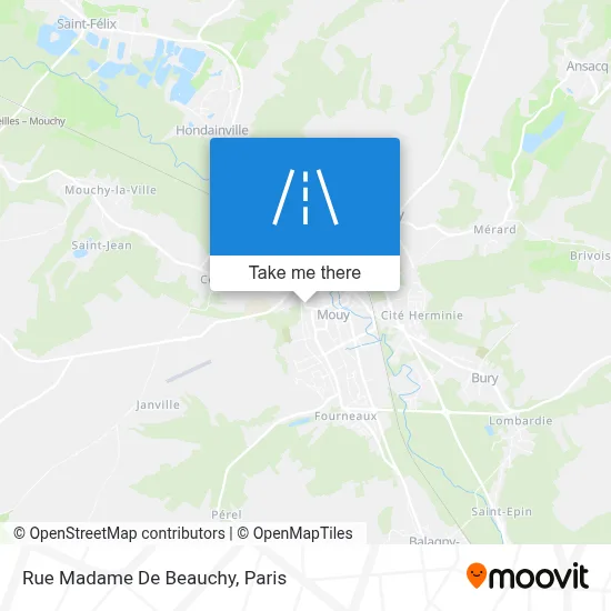 Rue Madame De Beauchy map