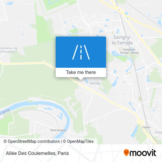 Allée Des Coulemelles map