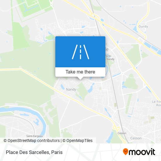 Mapa Place Des Sarcelles
