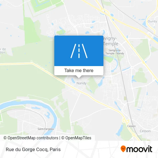 Rue du Gorge Cocq map