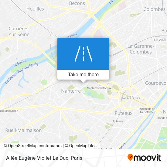 Allée Eugène Viollet Le Duc map