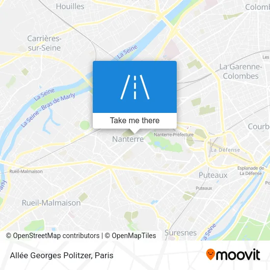 Allée Georges Politzer map