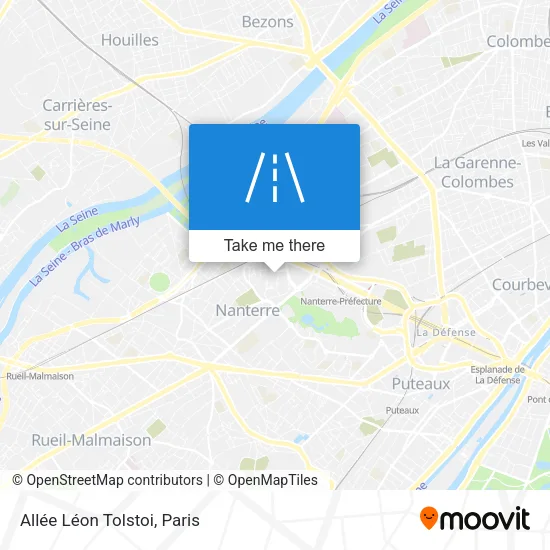 Allée Léon Tolstoi map