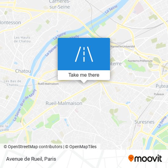 Avenue de Rueil map