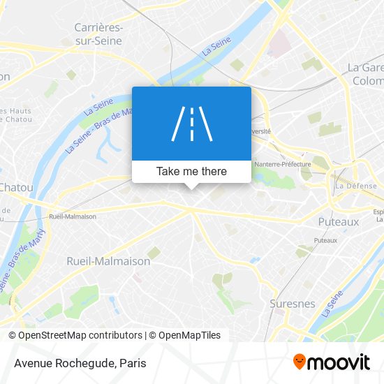 Avenue Rochegude map