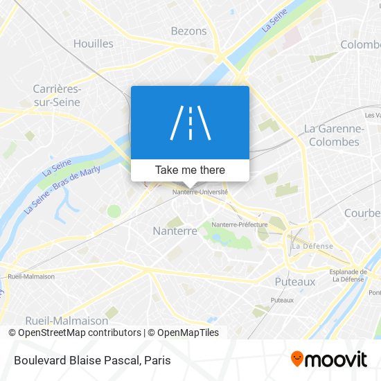 Mapa Boulevard Blaise Pascal