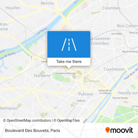 Boulevard Des Bouvets map