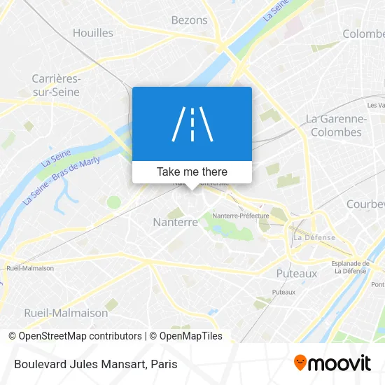Boulevard Jules Mansart map