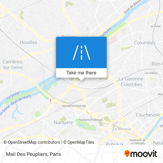 Mail Des Peupliers map