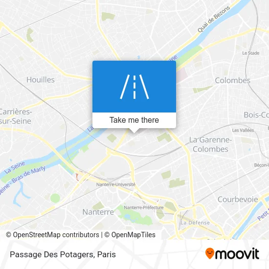 Passage Des Potagers map