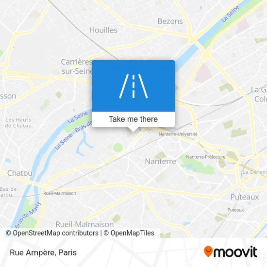 Rue Ampère map